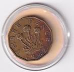 UK 3 Pence 1942 Zeer fraai met diverse muntkleuren, Verzenden, Overige landen, Losse munt