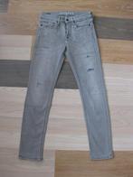 Denham grijze skinny spijkerbroek van Denham, maat 29/30, Verzenden, W32 (confectie 46) of kleiner, Zo goed als nieuw, Grijs