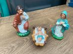 3 gebruikte figuurtjes Kerst stal Jezus Jozef en Maria, Diversen, Kerst, Ophalen, Gebruikt