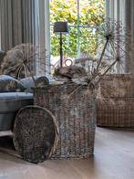 Stoere landelijke leemmand / oude mand, Ophalen, Gebruikt, Rechthoekig, Riet