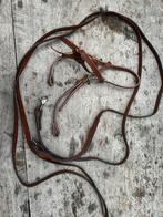 Havana kleurige western hoofdstel, Dieren en Toebehoren, Paarden en Pony's | Hoofdstellen en Tuigage, Ophalen of Verzenden, Zo goed als nieuw