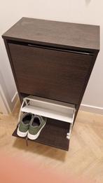 Zwarte Schoenenkast (Ikea BISSA), Huis en Inrichting, Kasten | Schoenenkasten, Ophalen, Zo goed als nieuw