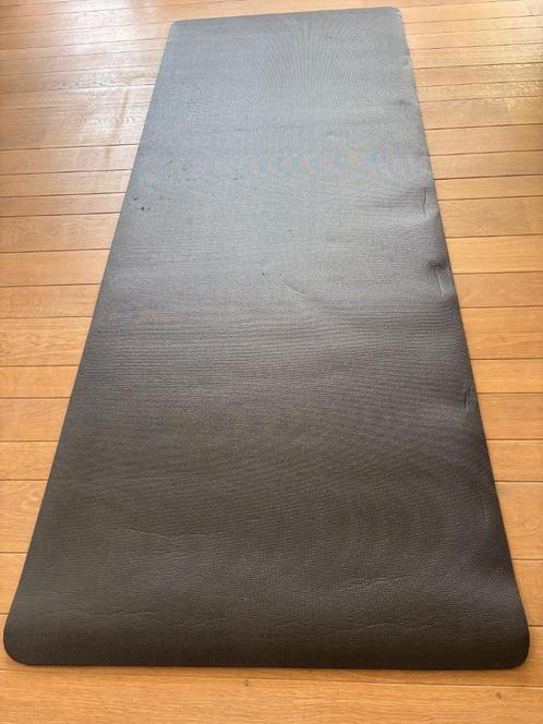 zwarte yogamat extra lang, breed en dik: 2.30 x 0.90cm x 8mm, Sport en Fitness, Yoga en Pilates, Gebruikt, Yogamat, Ophalen of Verzenden