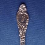 verzilverd letterlepeltje, lepeltje letter N (SOLA 90), Antiek en Kunst, Antiek | Bestek, Ophalen of Verzenden