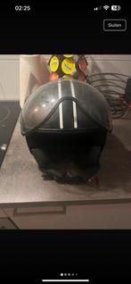 Zwart met 2 witte strepen, Fietsen en Brommers, Brommerhelmen, Ophalen of Verzenden, Gebruikt, Large, Vito Helmets