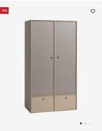 Kledingkast lichtgrijs 107 x 200 x 59 (Anisse Jysk), 100 tot 150 cm, 200 cm of meer, Ophalen of Verzenden, Zo goed als nieuw