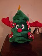 Kerstman/ boompje pluch met geluid, Diversen, Kerst, Ophalen of Verzenden, Zo goed als nieuw