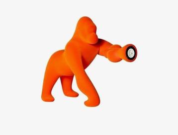 Qeeboo Kong XS Velvet Lamp Oranje - Nieuw beschikbaar voor biedingen