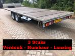 Verdonk , Humbaur, Lansing > 3 Stuks, Auto diversen, Aanhangers en Bagagewagens, Gebruikt