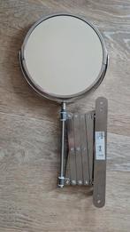 Badkamer spiegel IKEA fräck zilver roestvrij staal, Minder dan 50 cm, Gebruikt, Rond, Ophalen of Verzenden