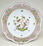 Herend luxe wandbord / sierbord Rothschild Bird decor., Antiek en Kunst, Ophalen of Verzenden