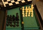 Inklapbaar Schaakbord met schaakstukken, Hobby en Vrije tijd, Gezelschapsspellen | Overige, Zo goed als nieuw, Verzenden