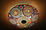 Verschillende Oosterse glasmozaiek plafonnaire plafondlamp, Huis en Inrichting, Lampen | Plafondlampen, Ophalen of Verzenden, Nieuw