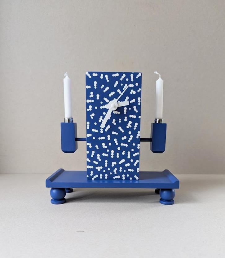 Design klokje Memphis Milano style, Antiek en Kunst, Kunst | Designobjecten, Ophalen of Verzenden