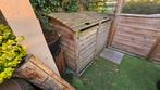 Container ombouw voor 2 kliko’s - Tuinkasten, afval ombouw, Ophalen of Verzenden, Gebruikt, Hout, Containerberging