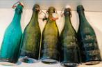 5 antieke Beugel bier flessen,Hobsor,Hertog,Orlent,2x Jacobs, Ophalen, Gebruikt, Flesje(s), Overige merken