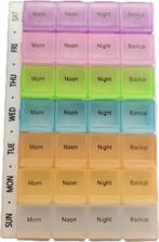 Pillendoos week - multicolor engelstalig, Ophalen, Nieuw