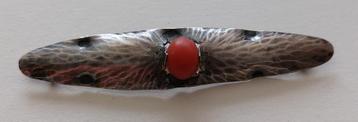 Amsterdamse school broche zilver nr 1 , art deco. beschikbaar voor biedingen