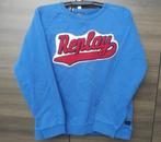 Replay sweater XL (valt klein), Kleding | Heren, Truien en Vesten, Maat 52/54 (L), Gedragen, Blauw, Ophalen of Verzenden