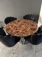 Eetkamer hoek, Ophalen, Zo goed als nieuw, 4 tot 6 stoelen