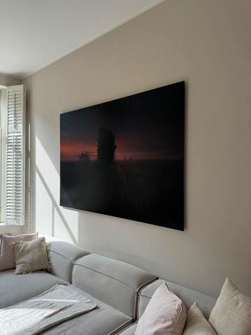 Nachtlandschap Foto kunst. 1,5 meter bij 1,15 meter beschikbaar voor biedingen