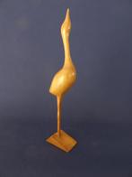 Houten vogel - vintage, Ophalen of Verzenden, Gebruikt, Dier