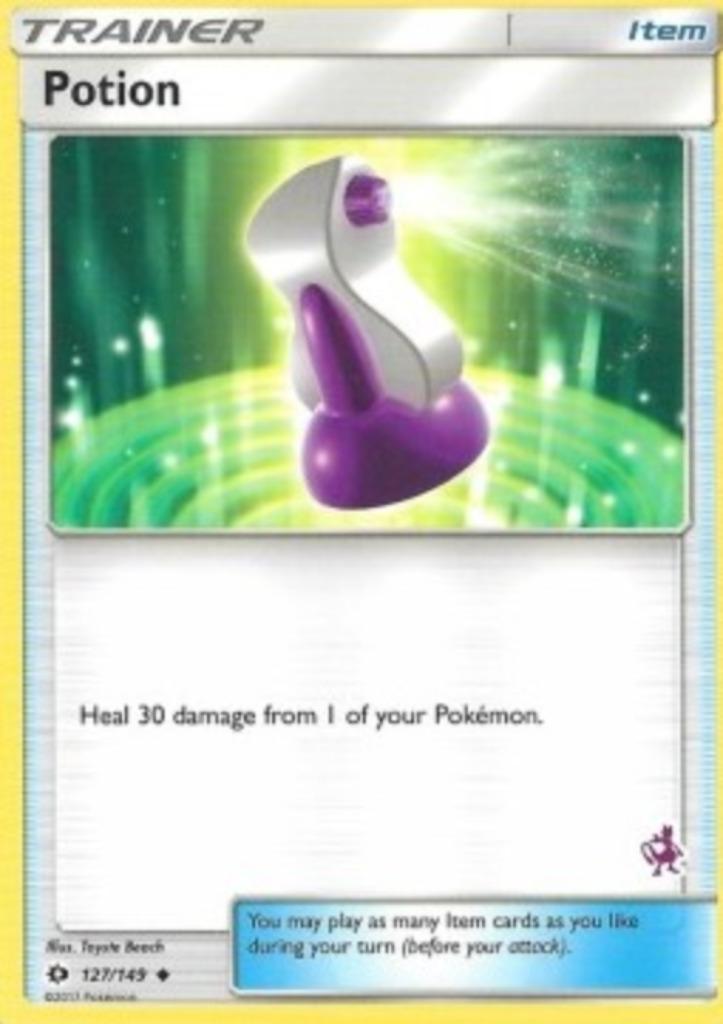 Potion #127 - SUM -Sun & Moon, Hobby en Vrije tijd, Verzamelkaartspellen | Pokémon, Zo goed als nieuw, Verzenden