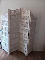 Mangohout Kamerscherm 4 Panelen Handwerk, Huis en Inrichting, Woonaccessoires | Kamerschermen, Ophalen of Verzenden, Zo goed als nieuw