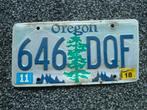 Kentekenplaat licenseplate Oregon USA, Verzamelen, Ophalen of Verzenden, Gebruikt, Auto's