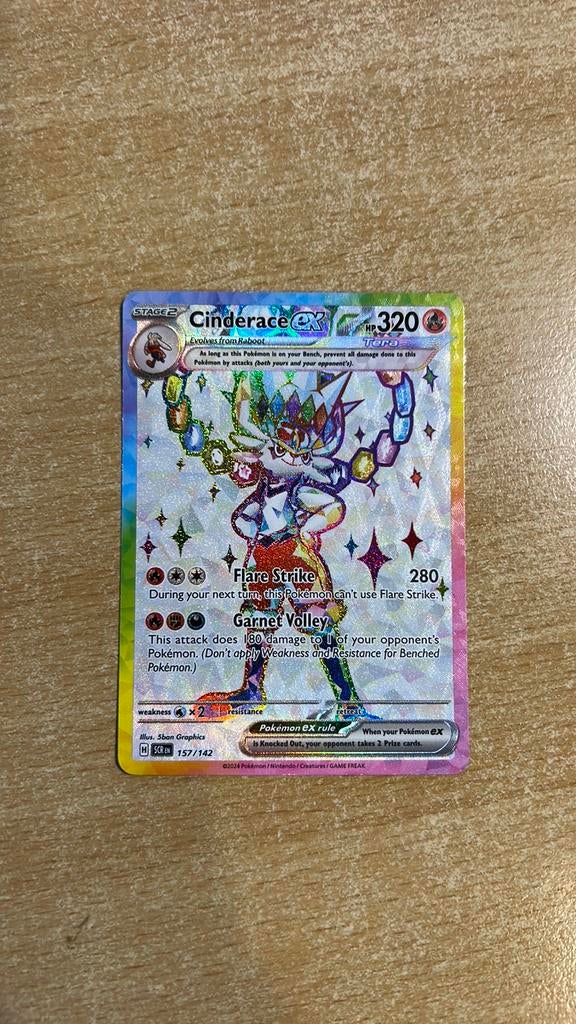 Cinderace ex 157/142 Stellar Crown, Ophalen of Verzenden, Zo goed als nieuw
