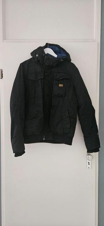 Zwarte Winterjas G-star Raw (maat L) beschikbaar voor biedingen