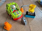 Duplo 10589 Race auto set, Ophalen of Verzenden, Zo goed als nieuw, Complete set, Duplo