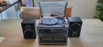 388-BT Bluetooth Stereo Platenspeler Cassette, Ophalen of Verzenden, Zo goed als nieuw, Cd-speler, Overige merken