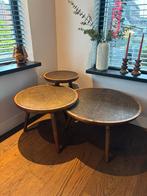 Donker houten salontafels, Ophalen of Verzenden, Gebruikt, 50 tot 100 cm, Minder dan 50 cm