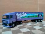 Lion Toys Daf 95 400 ATi met Milka Alpen chocolade trailer, Ophalen of Verzenden, Bus of Vrachtwagen, Zo goed als nieuw, Lion Toys