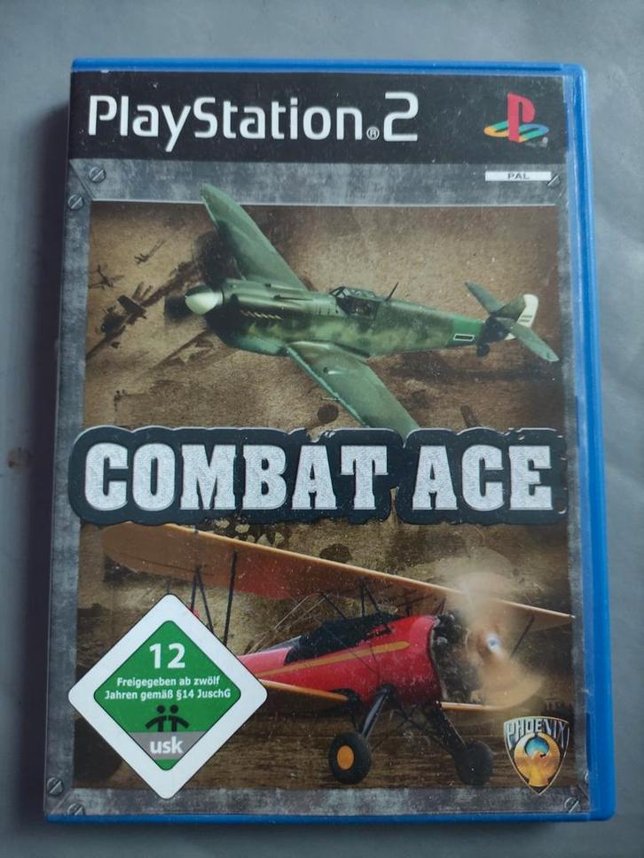 Combat Ace - PlayStation 2 - Vliegactie!, Spelcomputers en Games, Games | Sony PlayStation 2, Gebruikt, Racen en Vliegen, 1 speler