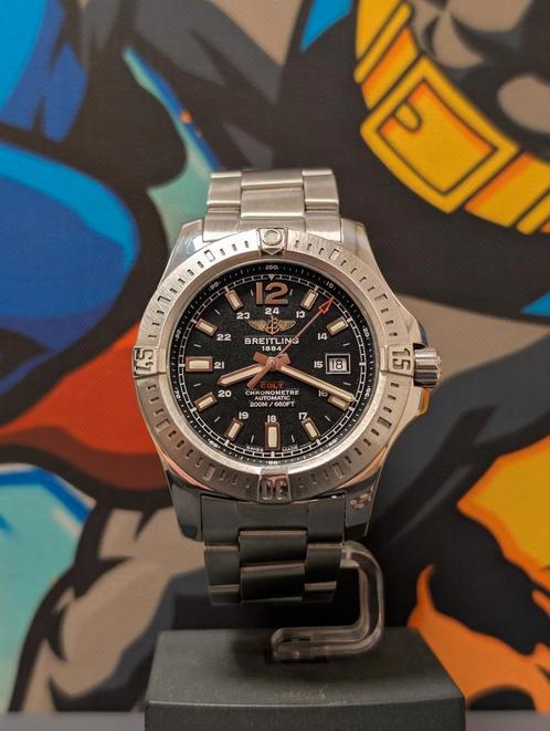 Breitling Colt 44mm automatic A17388 full service 2024, Sieraden, Tassen en Uiterlijk, Horloges | Heren, Zo goed als nieuw, Breitling