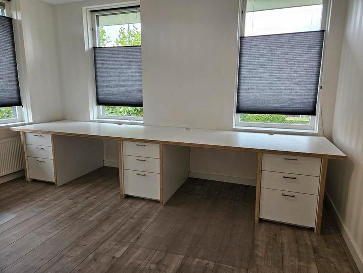 GROOT bureau 407,5x100 cm, Huis en Inrichting, Bureaus, Zo goed als nieuw, Bureau, Ophalen