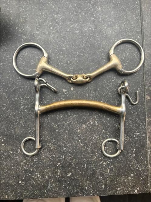 Stang en trens combinatie maat 12,5, Dieren en Toebehoren, Paarden en Pony's | Hoofdstellen en Tuigage, Gebruikt, Dressuur, Ophalen of Verzenden