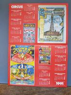 Circuskalenderblad Blackpool Tower Circus/posterafbeeldingen, Verzamelen, Overige Verzamelen, Ophalen of Verzenden, Zo goed als nieuw