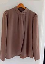 Supermooie blouse bruin taupe Dante 6 mt 5 =42, Dante 6, Bruin, Maat 42/44 (L), Ophalen of Verzenden