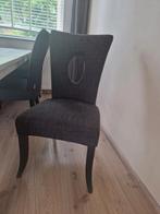 6x eetkamerstoelen, Huis en Inrichting, Stoelen, Ophalen, Gebruikt, Vijf, Zes of meer stoelen, Stof