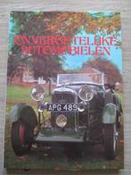 Autoboek: Onvergetelijke Automobielen  door Bill Boddy, Boeken, Ophalen of Verzenden, Nieuw, Overige merken, Bill Boddy
