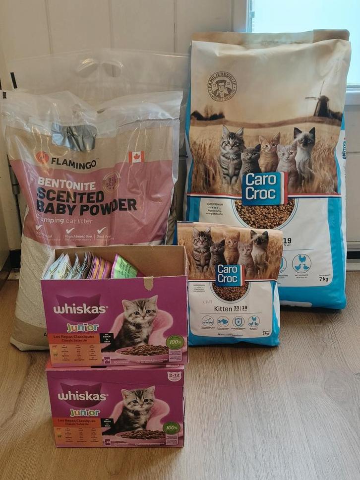 Diverse kitten spullen, Dieren en Toebehoren, Dierenvoeding, Kat, Ophalen