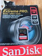 SanDisk Extreme PRO 256GB SDXC - Nieuw!, SDXC, Nieuw, Fotocamera, 256 GB
