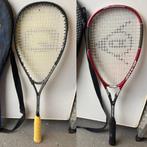 2X squashracket, Dunlop "CHALLENGER" & Dunlop Blaze Pro, Ophalen of Verzenden, Gebruikt, Racket, Met hoes
