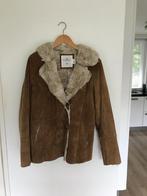 Suede jas maat 44 H&M, Kleding | Dames, H&M, Bruin, Maat 42/44 (L), Ophalen of Verzenden