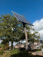 Zonnepanelen (20x) op stormbestendige zuil van 10m, Ophalen, Gebruikt, Compleet systeem