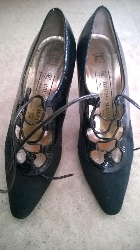 Vintage Bruno Magli Italiaans pumps Schoenen Maat 36, Kleding | Dames, Pumps, Zwart, Zo goed als nieuw, Bruno Magli
