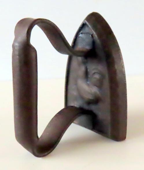 (no 2) Antieke zeldzame strijkbout met afbeelding haan, incl, Antiek en Kunst, Antiek | Gereedschap en Instrumenten, Verzenden